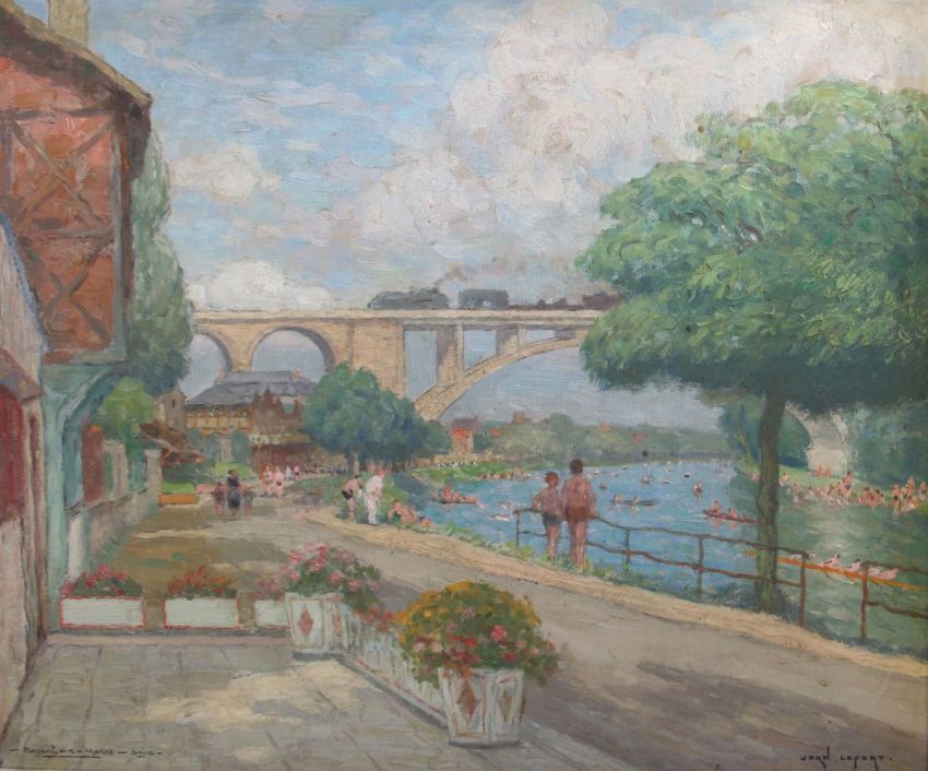 Acquisition : les bords de la Marne à Nogent par Jean Lefort