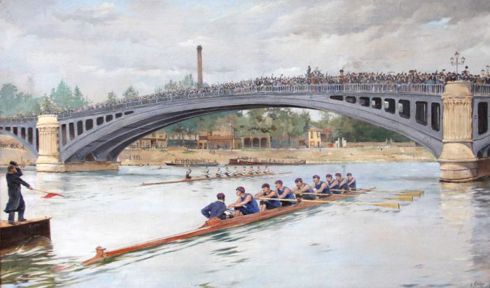 Match annuel entre la Société Nautique de la Marne et le Rowing club